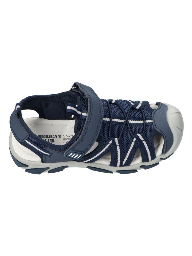 Sandały chłopięce, granatowe, American Club