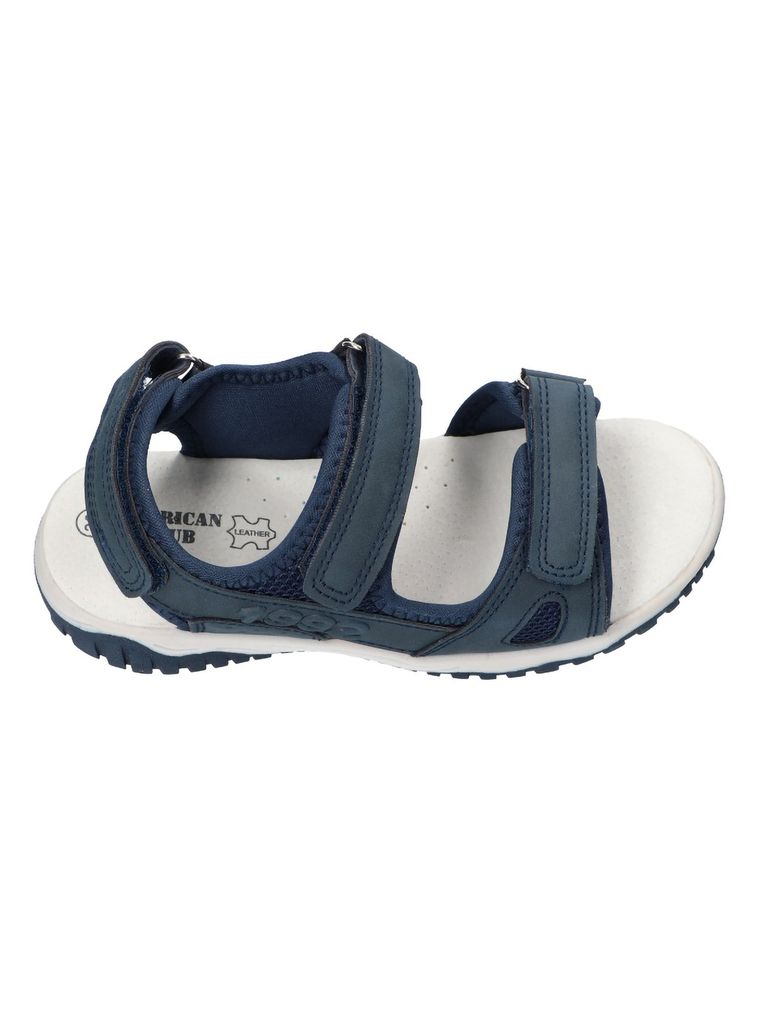 Sandały chłopięce, granatowe, American Club