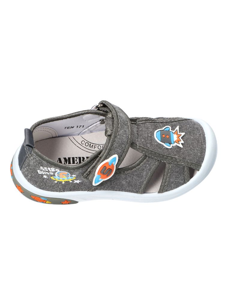 Sandały chłopięce, szare, American Club