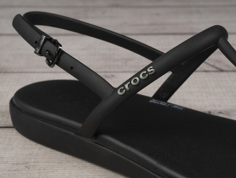 Sandały damskie, czarne, Crocs Miami Thong Flip