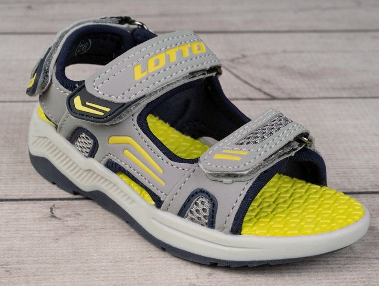 Sandały dziecięce, szare, Lotto Morlanda
