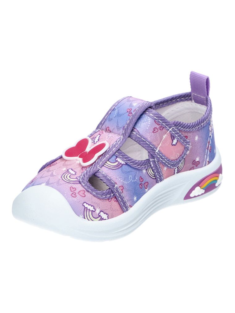 Sandały dziewczęce, fioletowe, American Club
