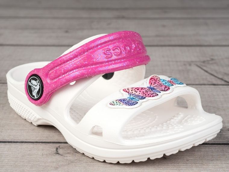 Sandały dziewczęce, mix, Crocs Classic Embellished