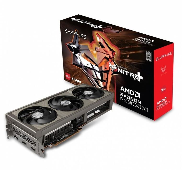 Sapphire Technology, karta graficzna, Radeon RX 9060 XT NITRO+ 16GB GDDR6 128bit DP/2HDMI