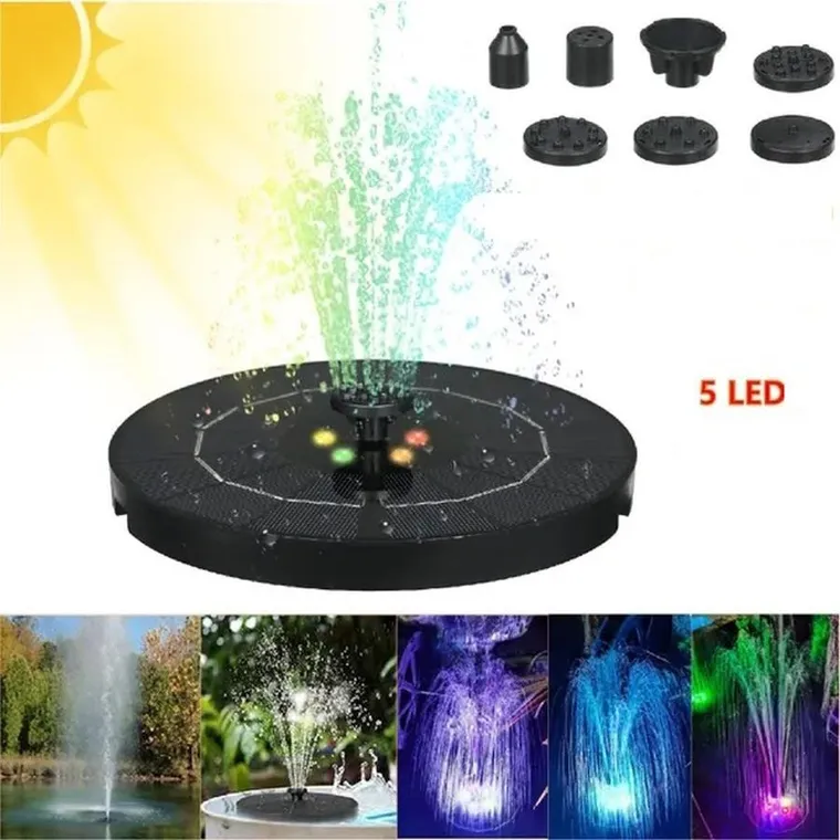 Saska garden, fontanna, lampa solarna do oczka wodnego, automatyczna, 5 led
