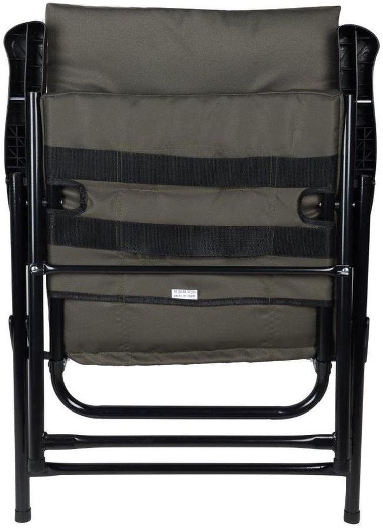 Saska Garden, krzesło ogrodowe składane, szare, 59-66-45/90 cm