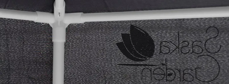 Saska garden, pawilon ogrodowy sześciokątny z moskitierą, szary, 2-2-2-25 m