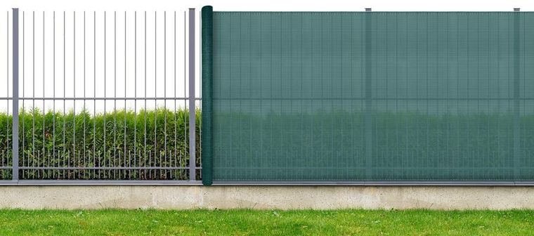 Saska Garden, siatka cieniująca, ciemno zielona, 140g/m2, 15-10 m