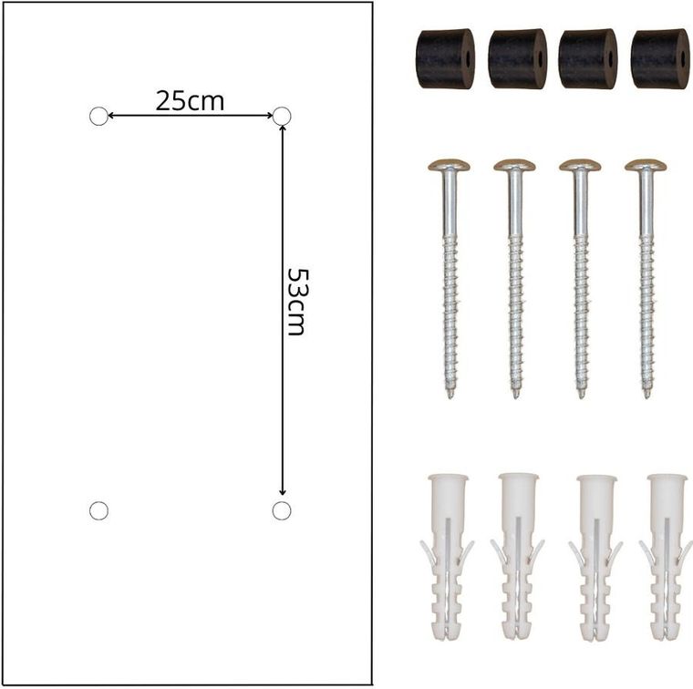 Saska Garden, skrzynka na przesyłki kurierskie, stojąca, 23-41-75 cm