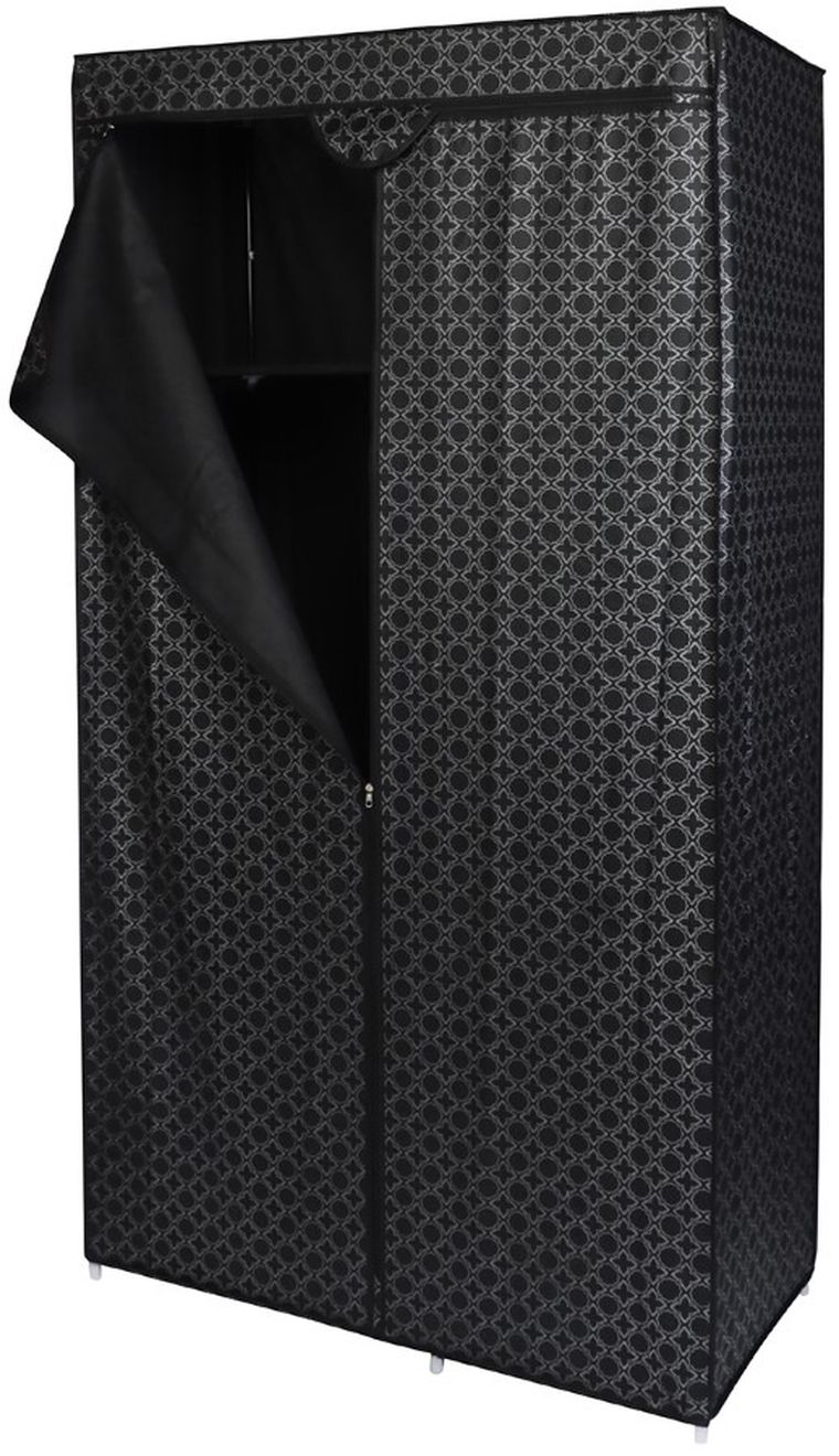 Saska Garden, szafa tekstylna, ornament, 90-45-170 cm