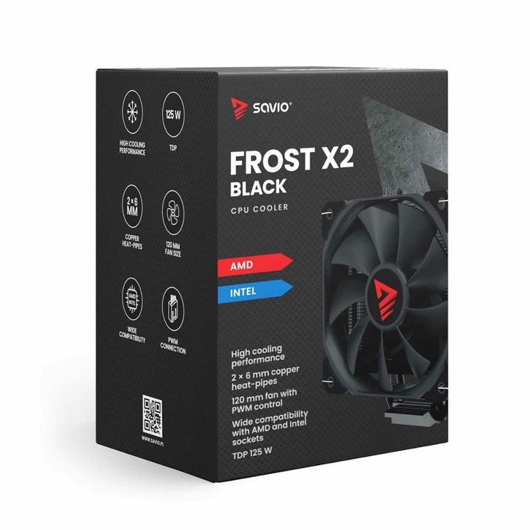 Savio, chłodzenie, CPU FROST BLACK X2