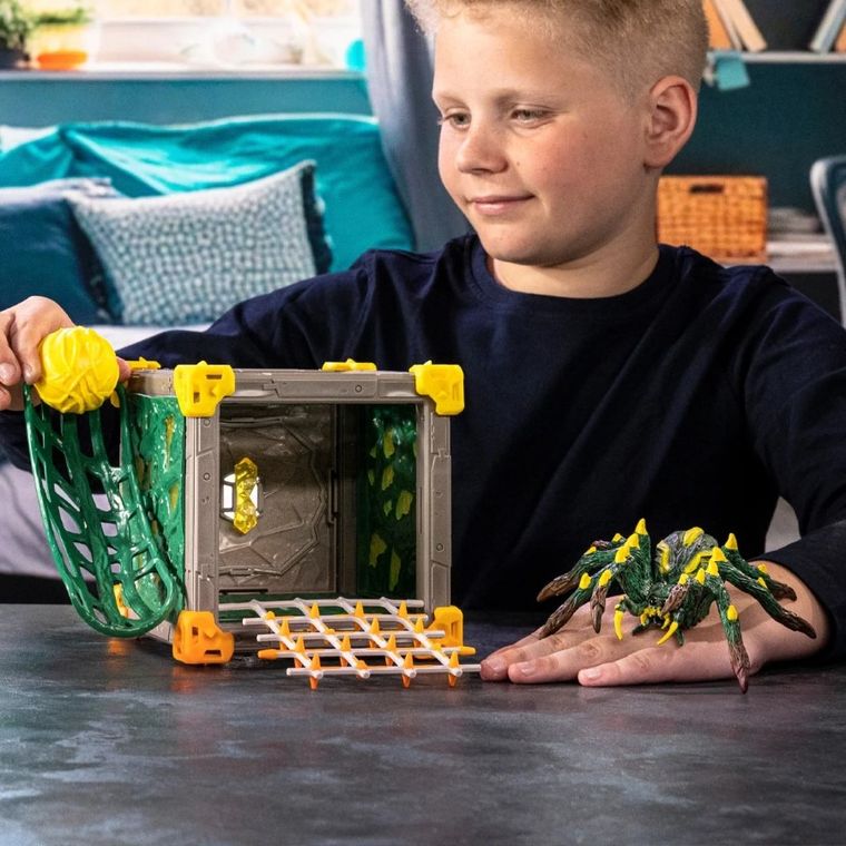 Schleich, Eldrador Creatures, Battle Cave i Tarantula z Dżungli, zestaw, 42678