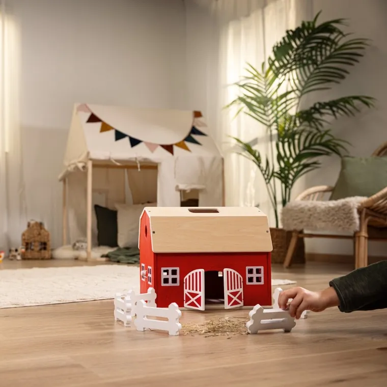 Schleich, Farm World, Drewniany domek, zestaw, 42602