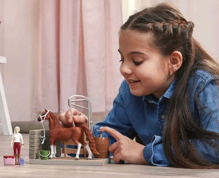 Schleich, Horse Club, Myjnia dla koni Sofii, zestaw, 42792