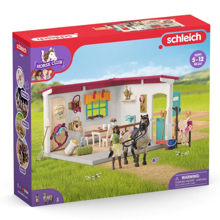 Schleich, Horse Club, Pomieszczenie dla stajennego, zestaw, 42591