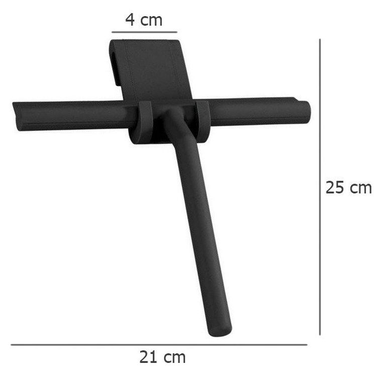 Ściągaczka wody mola do szyb i kabin, czarny