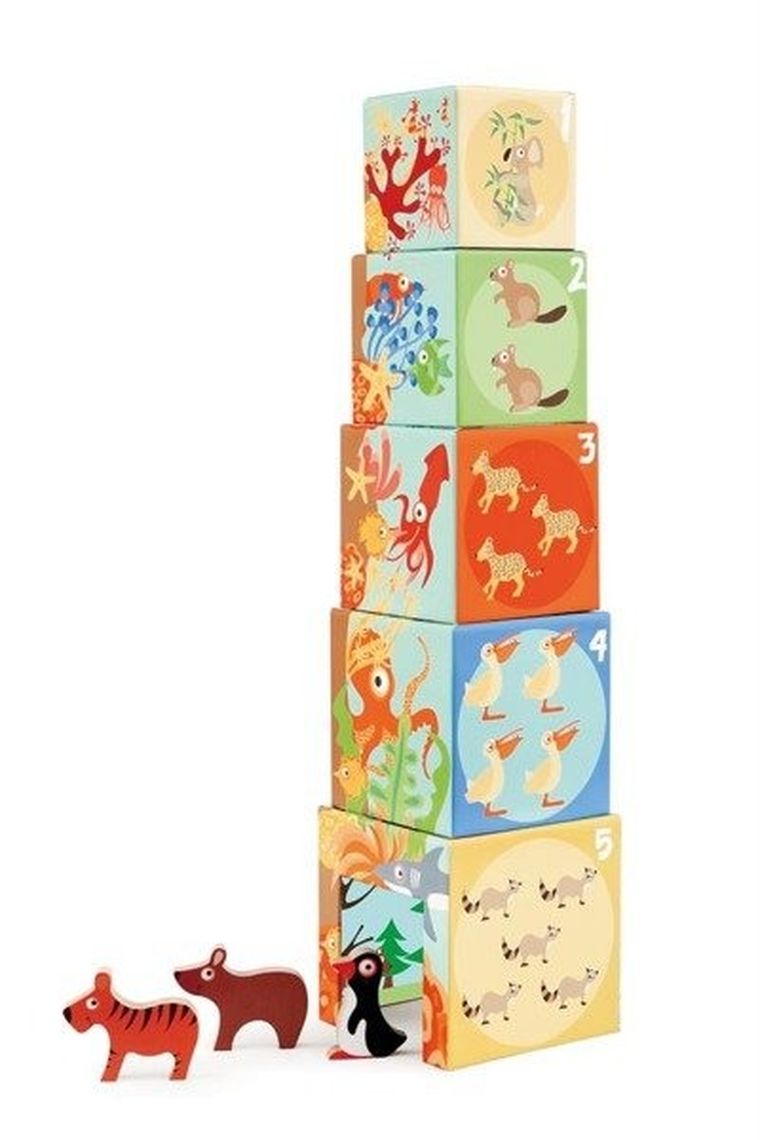 Scratch, Dzikie zwierzęta, piramida edukacyjna, 5 elementów