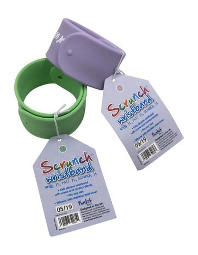 Scrunch, opaska informacyjna, lila