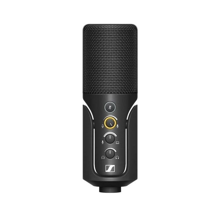 Sennheiser, mikrofon streamingowy USBm z łamanym statywem nablatowym