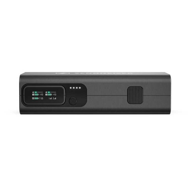 Sennheiser, system cyfrowy audio, 2-kanałowy odbiornik 2,4 GHz, 2 mikrofony, dodatki