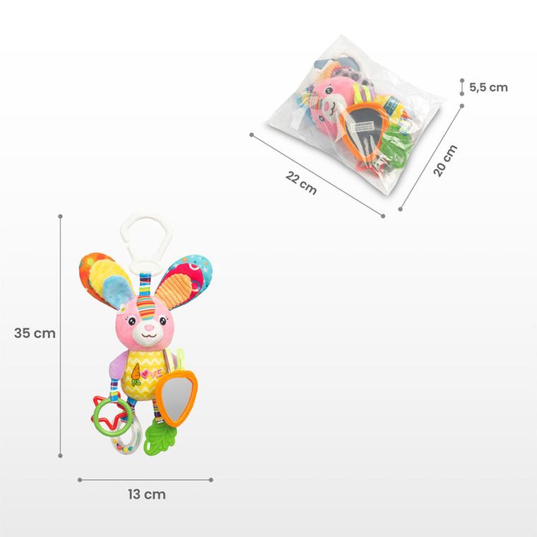 Sensillo, Colorful, grzechotka podróżna, kaczka