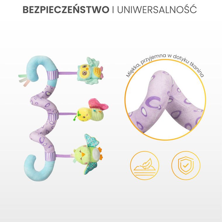Sensillo, Colorful, sprężynka edukacyjna, dino