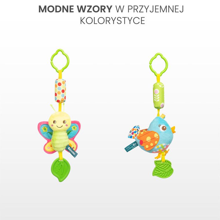 Sensillo, Colorful, zawieszka do wózka, ptaszek
