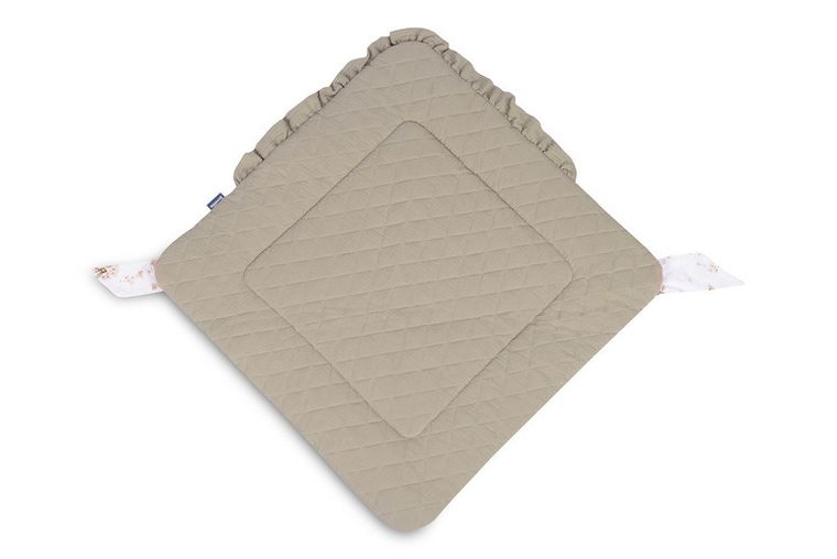 Sensillo, Dmuchawce, rożek niemowlęcy, muślinowy, beżowy, 75-75 cm