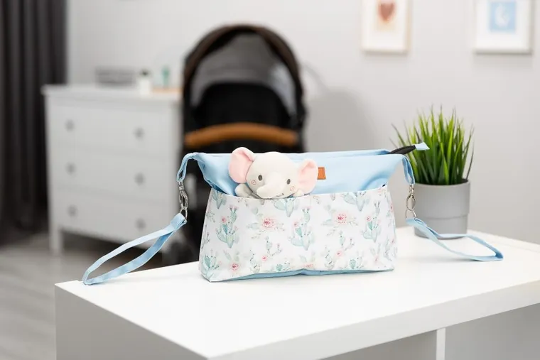 Sensillo, Kaktusy, organizer do wózka, błękitny