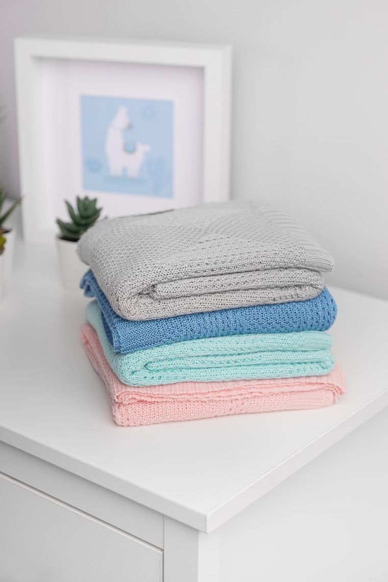 Sensillo, koc bambusowy, szary, 80-100 cm