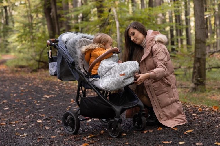 Sensillo, Olaf, śpiworek do wózka, jasno-szary