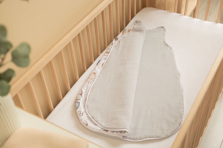 Sensillo, śpiworek do spania M, zodiak, szary, TOG 1.0, 50-80 cm