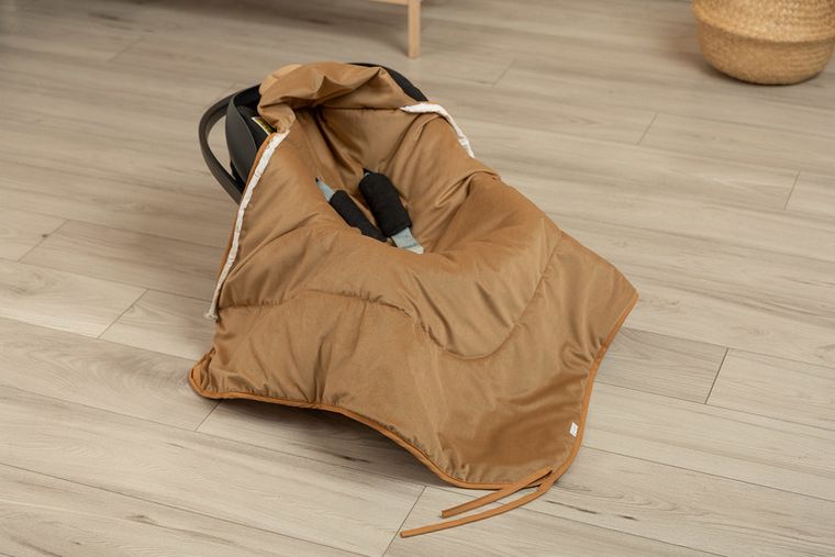 Sensillo, Velvet XL, otulacz do fotelika, sen beżowy