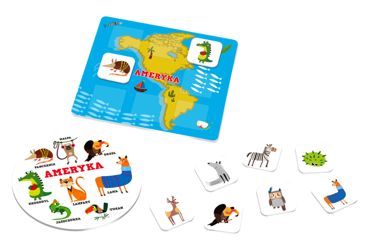 Shuffle, Into the Wild, Poszukiwanie zwierząt, gra edukacyjna