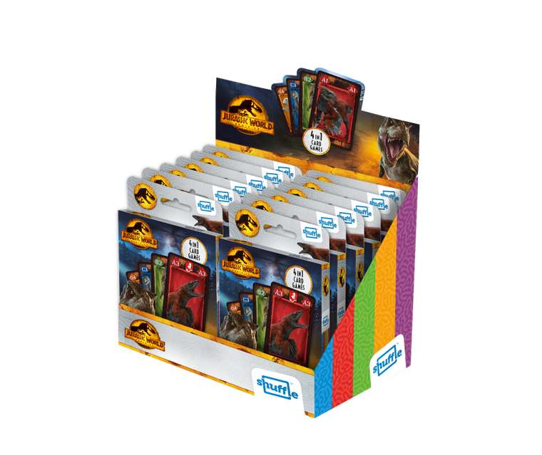 Shuffle, Jurassic World, gra karciana 4w1