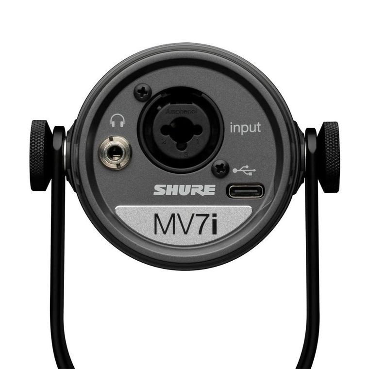 Shure, MV7i, inteligentny mikrofon z interfejsem US