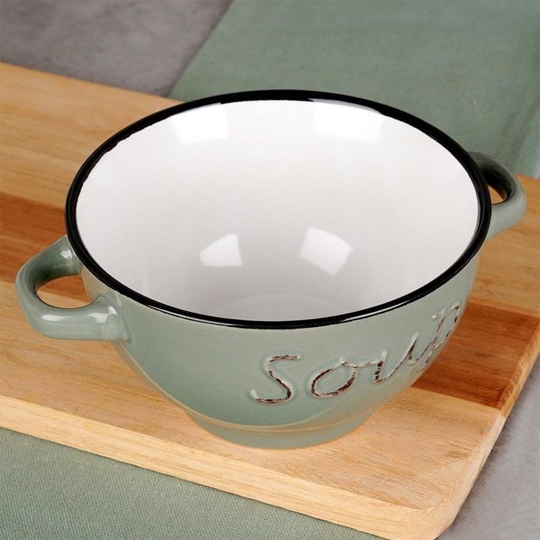 Siaki Collection, miska bulionówka, ceramiczna, 600 ml, 4 szt.