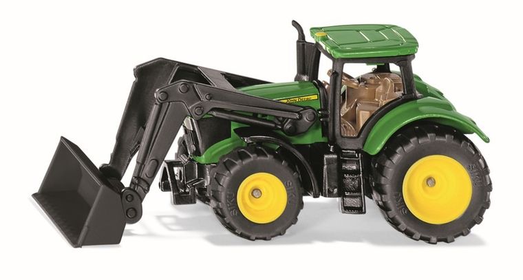 Siku, John Deere, traktor z przednią ładowarką, model pojazdu, 1395
