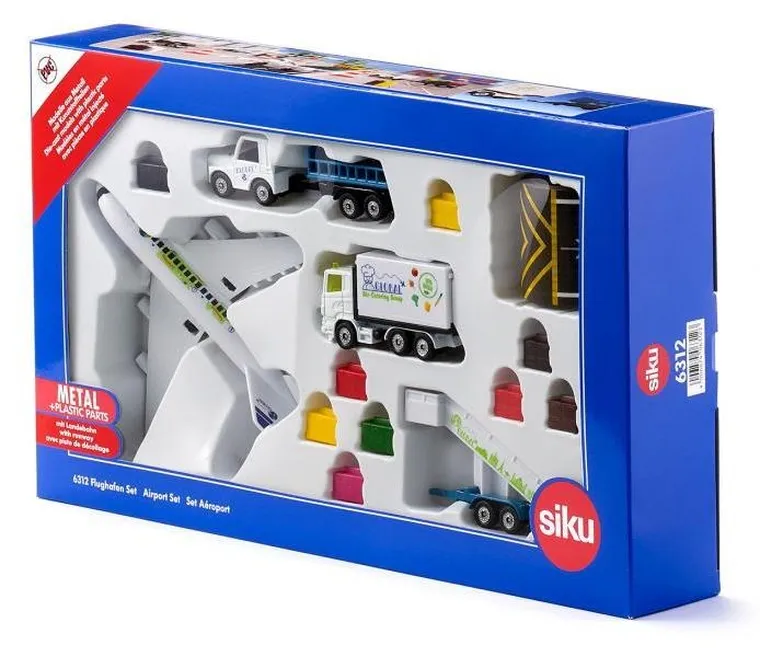 Siku, Lotnisko, pojazdy i akcesoria, zestaw, 6312