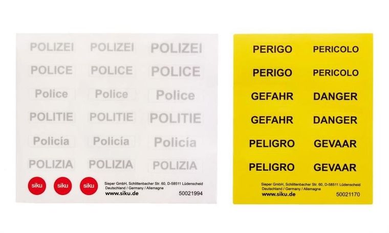 Siku, Mercedes 4-4, radiowóz policyjny, model pojazdu, 2302