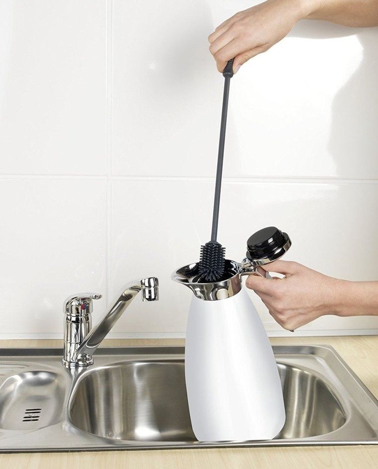 Silikonowa szczotka kuchenna do kubków, szklanek, 38 cm