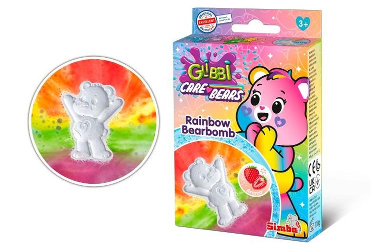 Simba, Troskliwe Misie, kula do kąpieli w kształcie misia, truskawkowy zapach