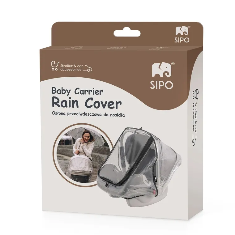 Sipo, uniwersalna osłona przeciwdeszczowa do nosidła