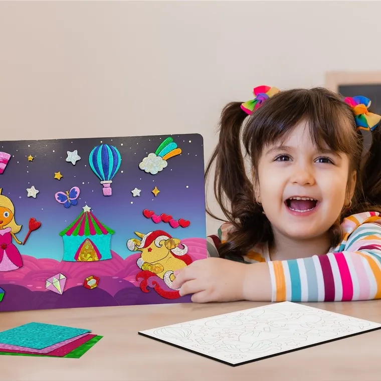 Skillmatics, Foil Fun, Jednorożce i Księżniczki, zestaw artystyczny