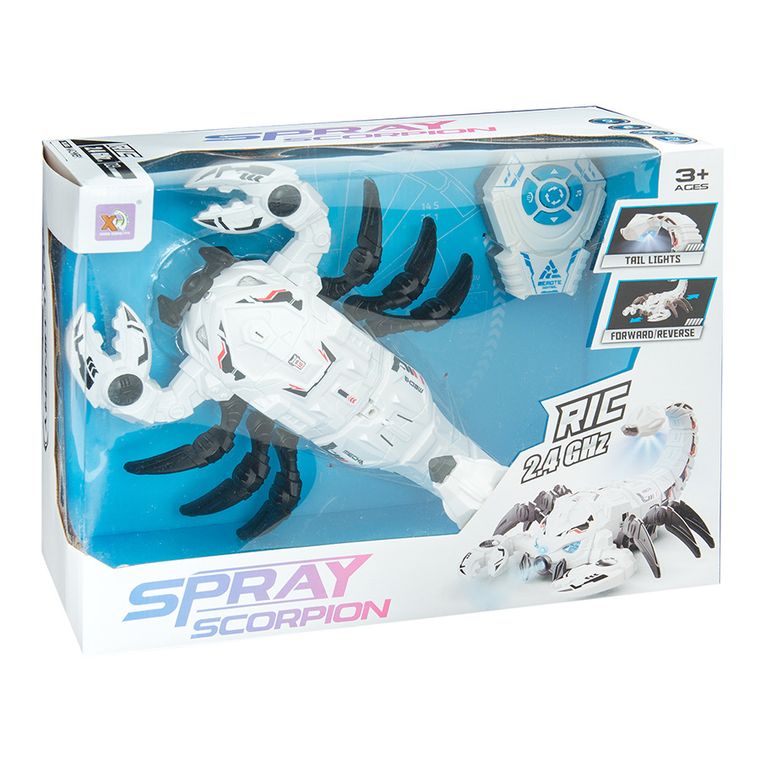 Skorpion, figurka zdalnie sterowana z funkcją pary wodnej