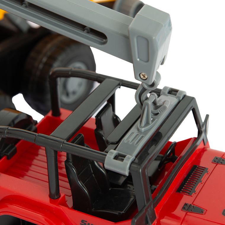 Smiki, Ciężarówka, laweta z podnośnikiem, pojazd, 48,5 cm