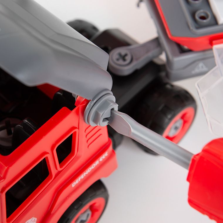 Smiki, Ciężarówka, pojazd do skręcenia, zrób to sam, 103 elementy