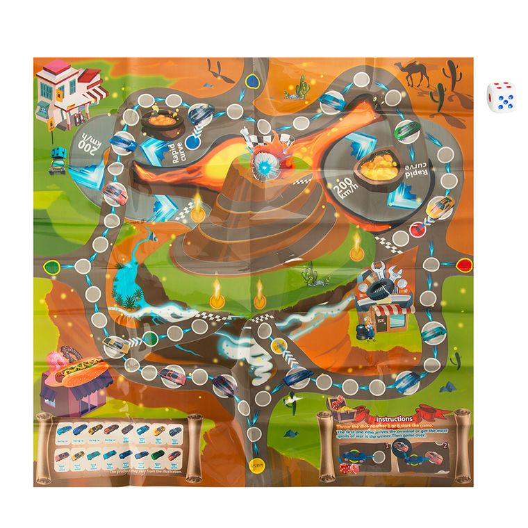 Smiki, Ciężarówka transportowa z samochodami, pojazd i gra planszowa