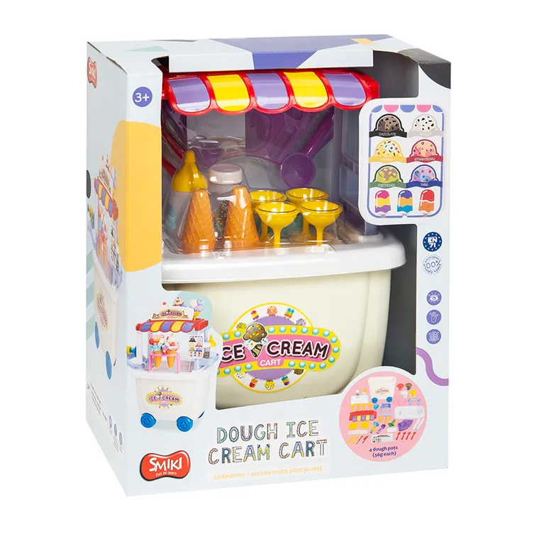 Smiki, Dough Ice Dream Cart, Lodziarnia, masa plastyczna