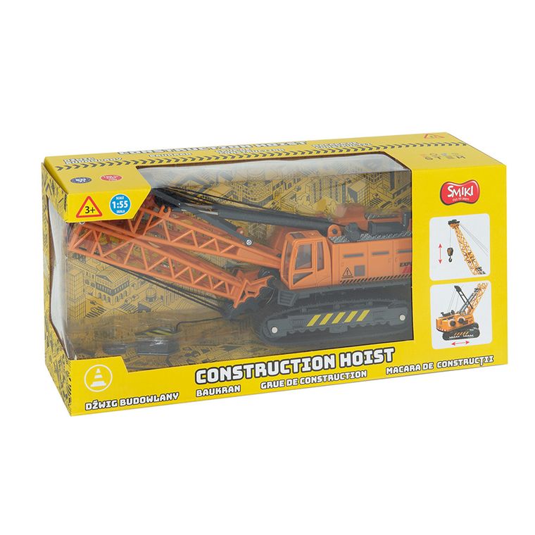 Smiki, Dźwig budowlany na gąsienicach, pojazd, 1:55, 30 cm